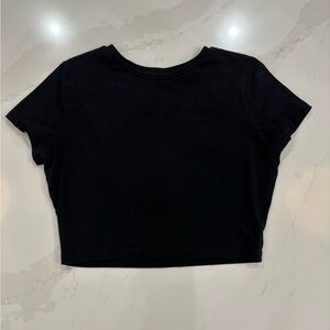 Wild Fable Black Crop Top